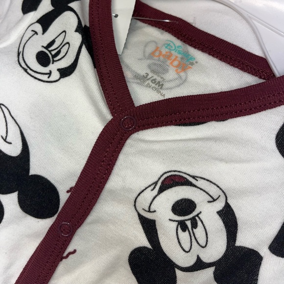 Disney baby Mickey Mouse footie, 3-6months NEW - Picture 4 of 5
